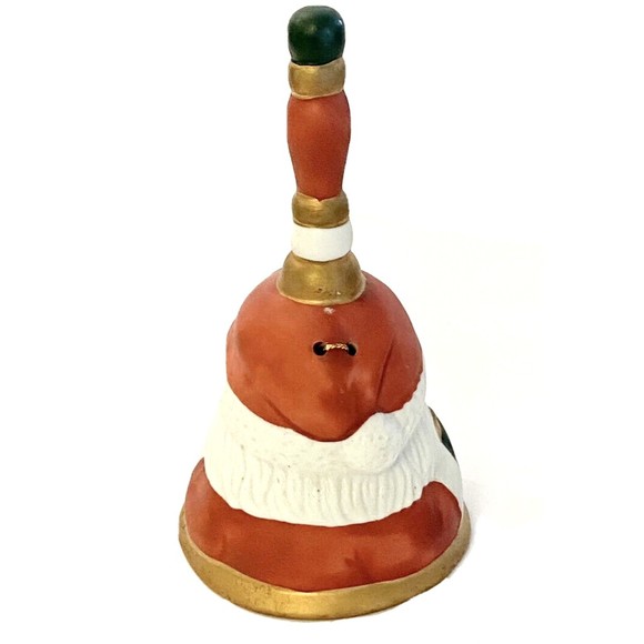 Hand Painted‎ Santa Claus Bell - Classic Santa 6" Decor Classic Christmas - Picture 4 of 5
